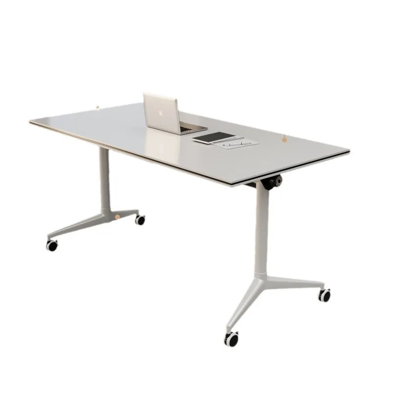 lengthened and thickened training institution folding conference table movable splicing training table