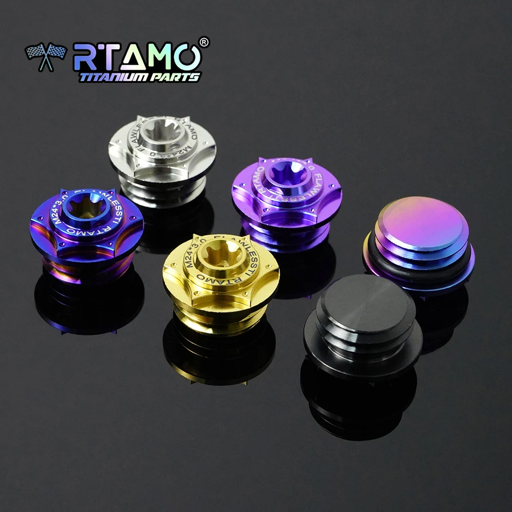 RTAMO Gr5 Titanium Screw M24X3.0P Engine Oil Bolt for KTM790/890 Duke 1290SDR