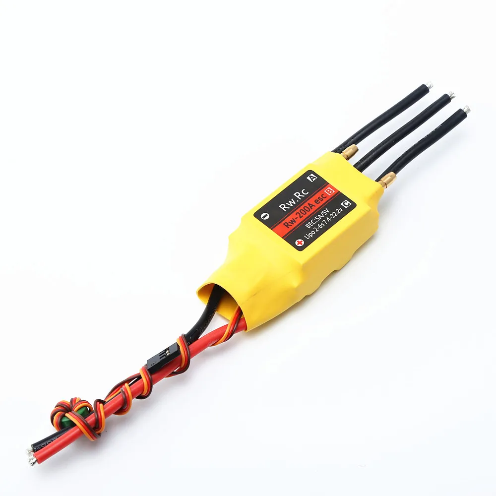 30A 50A 70A 80A 125A 200A ESC senza spazzole raffreddato ad acqua con ESC impermeabile di retromarcia per RC Car RC Boat