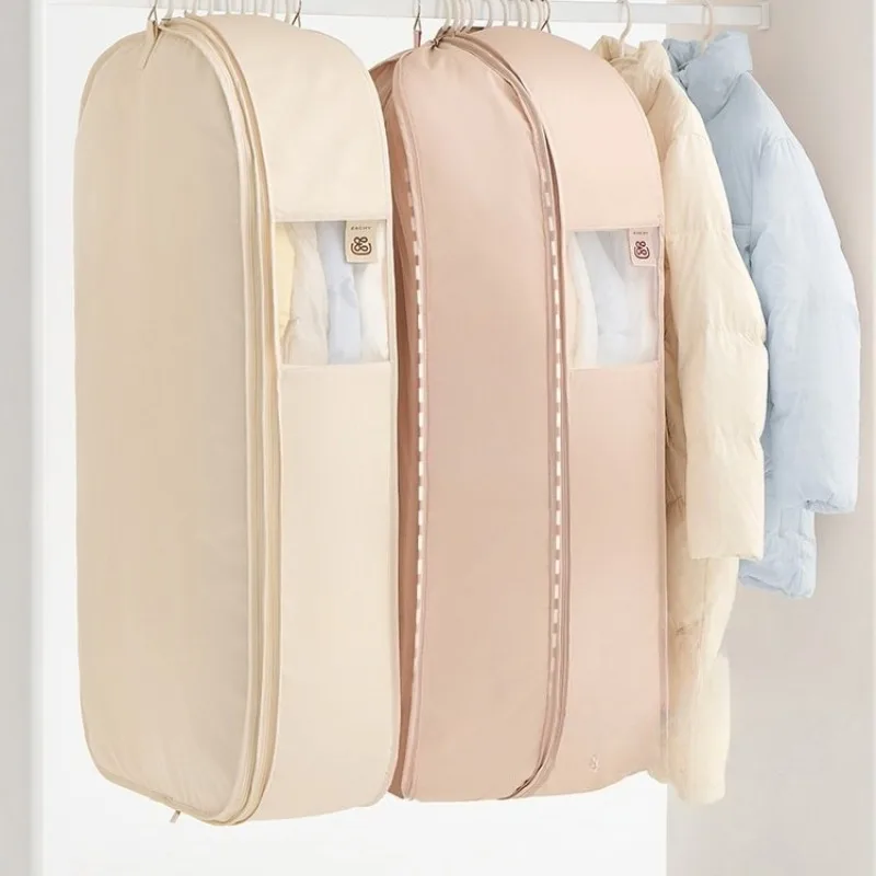 

Hanging Compression Dust Cover for Down Jacket Coat Garment Bag Wardrobe Clothes Storage Bag