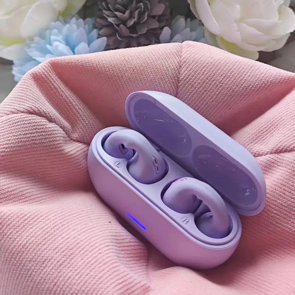 Bluetooth Clip-On Earbuds Wireless Headphones Comfortable and Stylish Clip-On Design High Quality Sound Lightweight and Portable