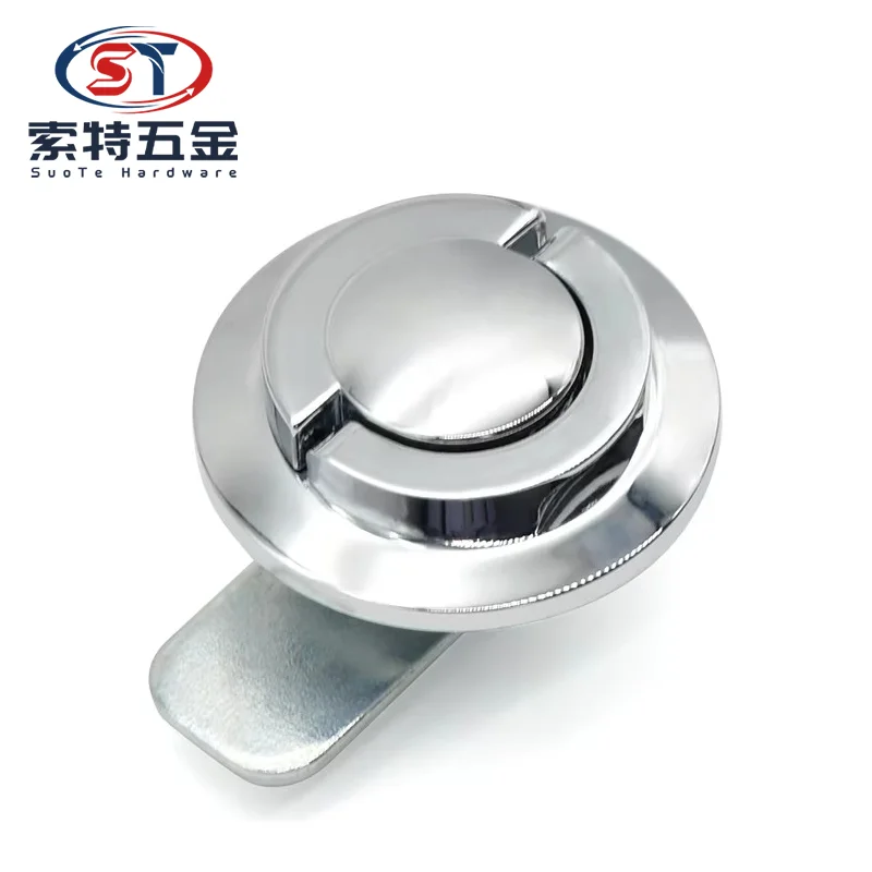 XK219 Zinc alloy press type folding handle cylinder lock for Tongue Mailbox lock Cabinet lock