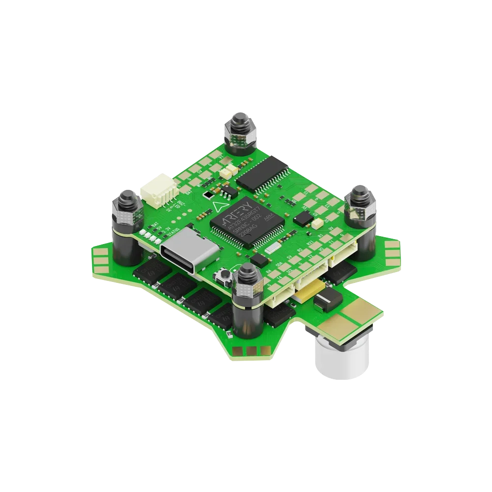 BoMassiFlight BLITZ ATF435 E55S Stack With BLITZ ATF435 Flight Controller ICM42688/ BLITZ E55S 4-IN-1 2-6S ESC For RC FPV Drones