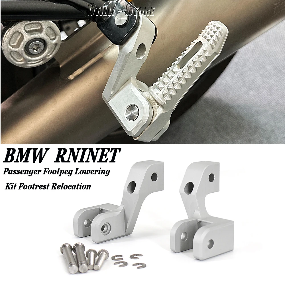 Motorcyle Passenger Footpeg Lowering Kit Footrest Relocation For BMW RnineT RNINET Urban R NINE T Scrambler R NineT Pure R9T