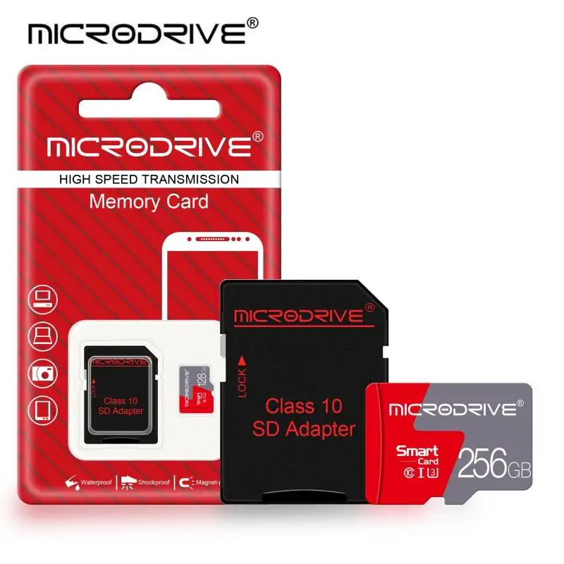 TF Card 4GB 8GB 16GB 64GB Class 10 Micro Flash Memory Card 32GB 128G 256G 512GB cartao de memoria mini sd card gift adapter