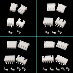 50Sets JST XH2.54 2.54mm 2Pin 3Pin 4Pin 5Pin Male Female Housing Terminal Header Connectors Electrical Wire Connector