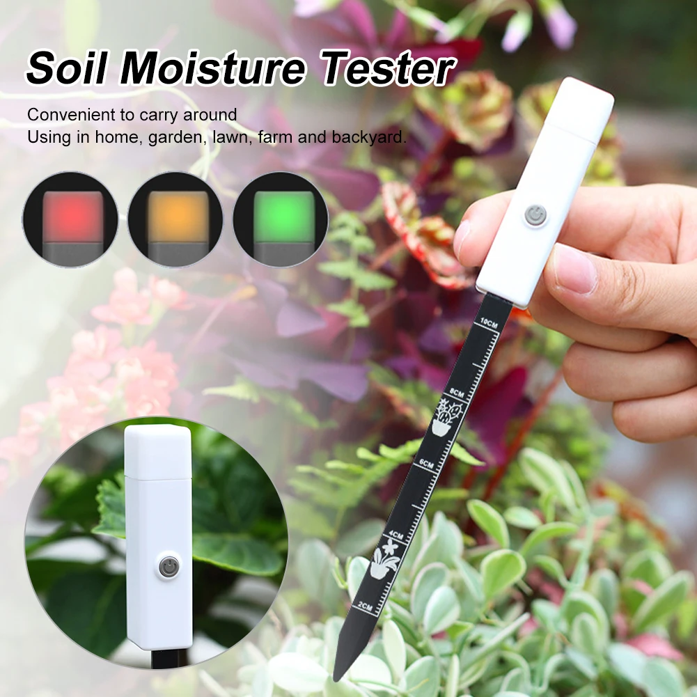 Soil Moisture Meter Plants Moist Testing Tool Soil Hygrometer Plant Detector Garden Care Humidity Meter For Indoor Outdoor Use