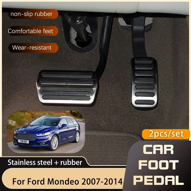 

Автомобильные педали для Ford Mondeo Mk4 IV 2007 2008 2009 2010 2011 2012 2013 2014 педаль акселератора без сверления крышка педали автостайлинг