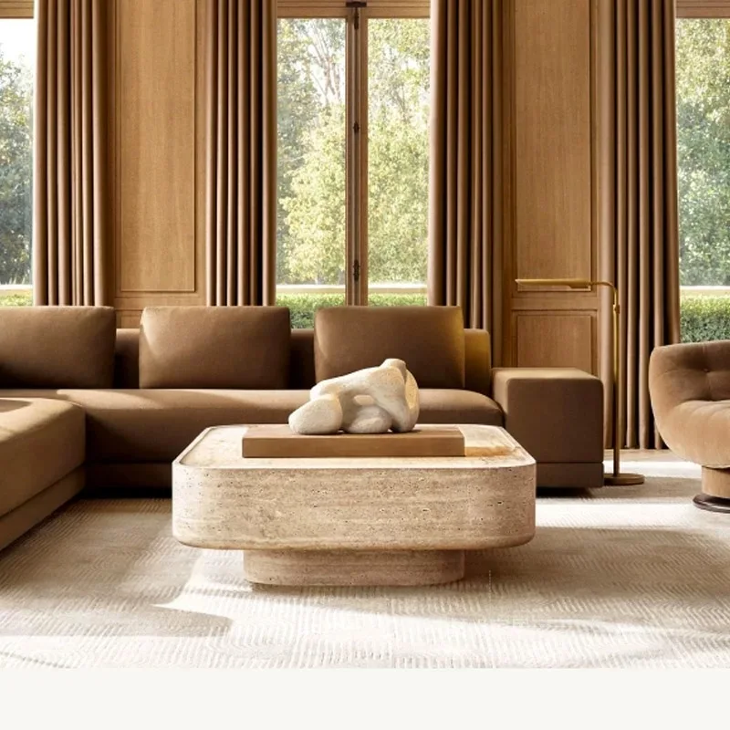 #FRP Coffee Table Modern Style Large Size Perfect for Indoor Spaces Like Living Room Mall Lounge Durable Stylish