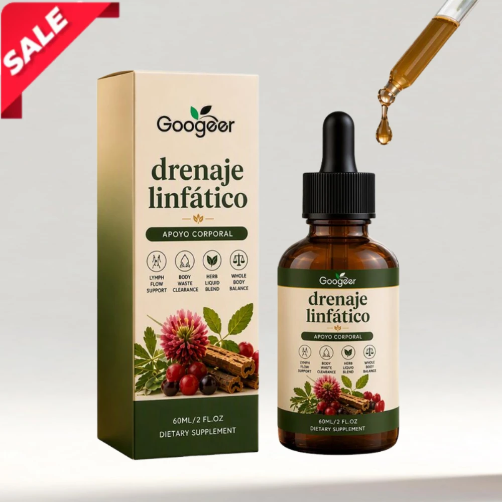 1-10Box Lymphatic Drainage Drops 60ml, Natural Herbal Extracts Fast Absorption Dietary Supplement Relief Swelling Daily Care