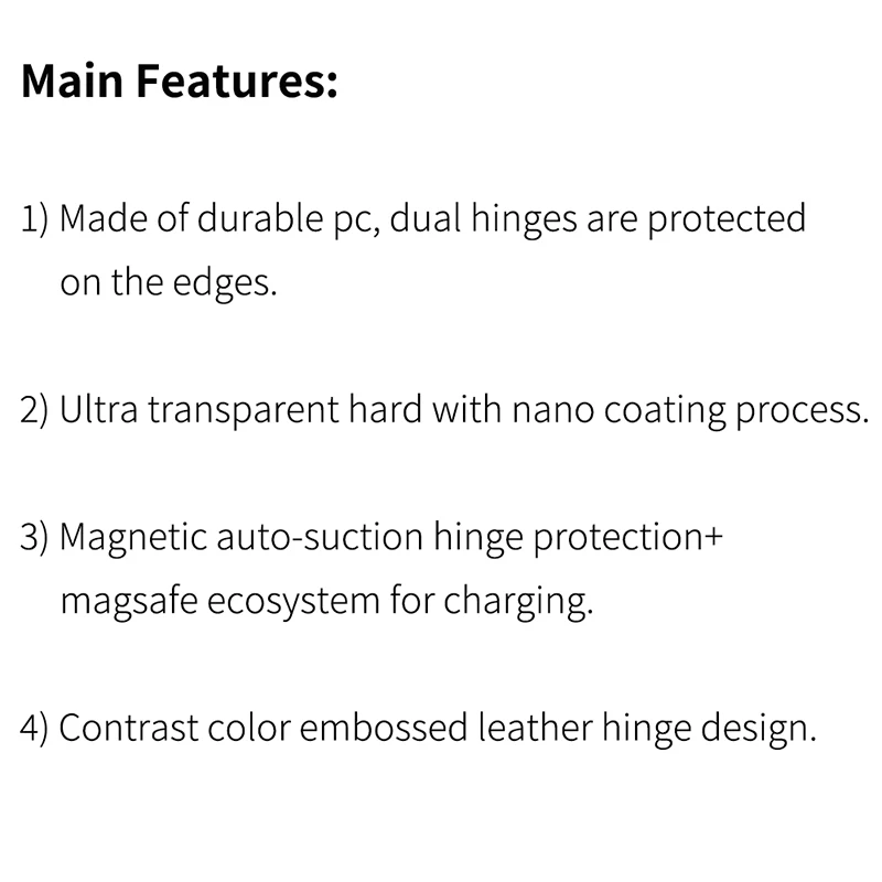 For Huawei Mate X3 X5 Case High Definition Transparent Contrast Color Embossed Leather Hinge Protection Metal Lens Bezel Cover