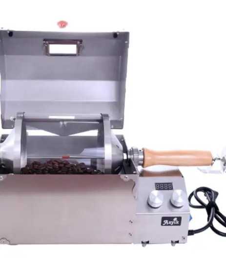 

110/220V Electric Home Coffee Roaster Commercial Coffee Bean Baking Machine Thermal High Temperature Resistant Quartz Glass Drum