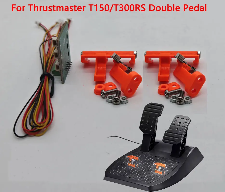 Simulated Racing Game Pedal Modification Hall Sensor for Thrustmaster T150 T300RS Dual Pedal Modification Accessories