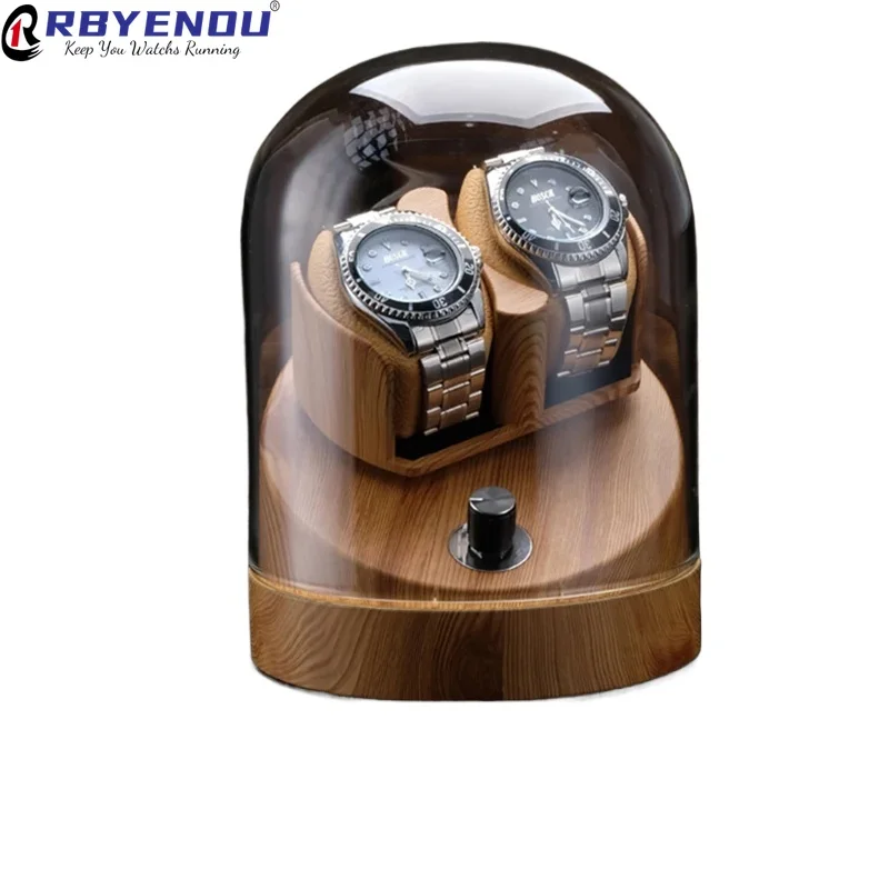 Original Wood Antimagnetic Shaker Mechanical Watch Household Automatic Rotating Watch Shaker Rotating Placer Self Swinging Shake