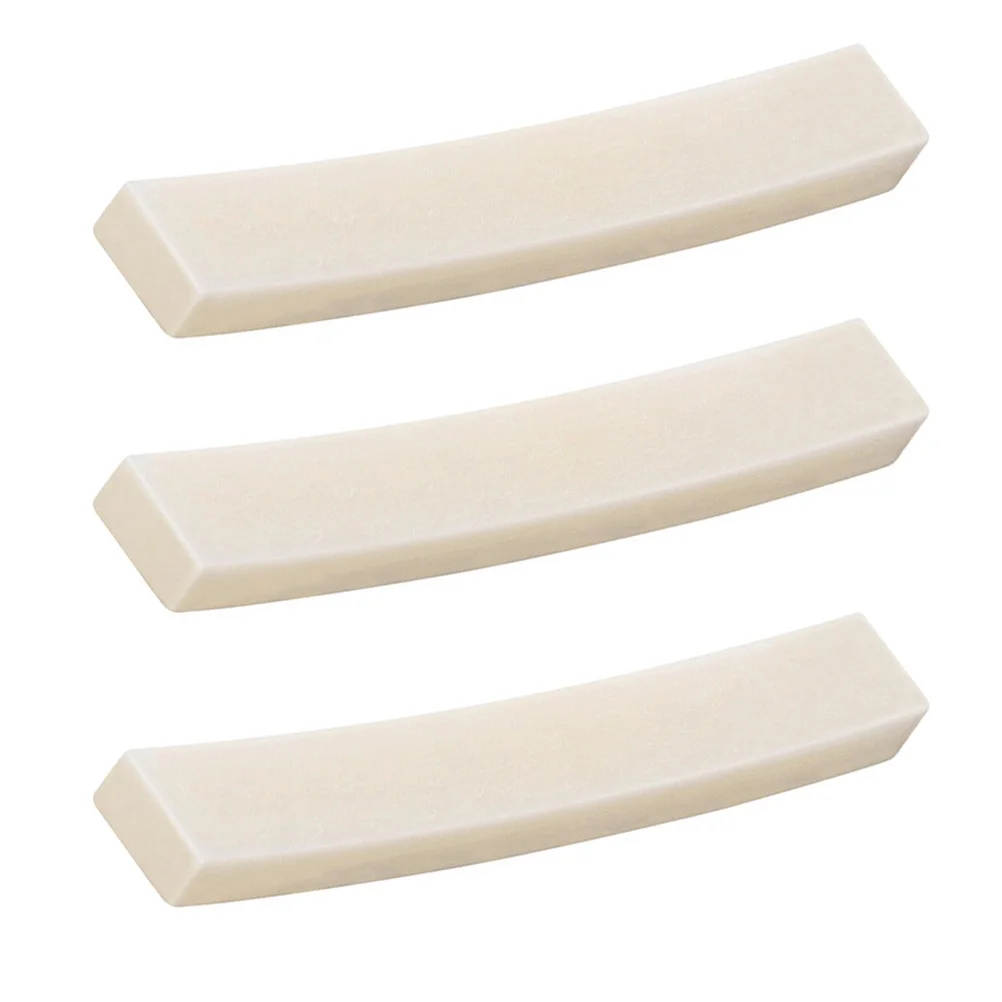 

3Pcs Guitar String Bone Nuts Durable Ox Bone Replacement Accessories Enhance Guitar Tone Sustain String Bridge Nuts