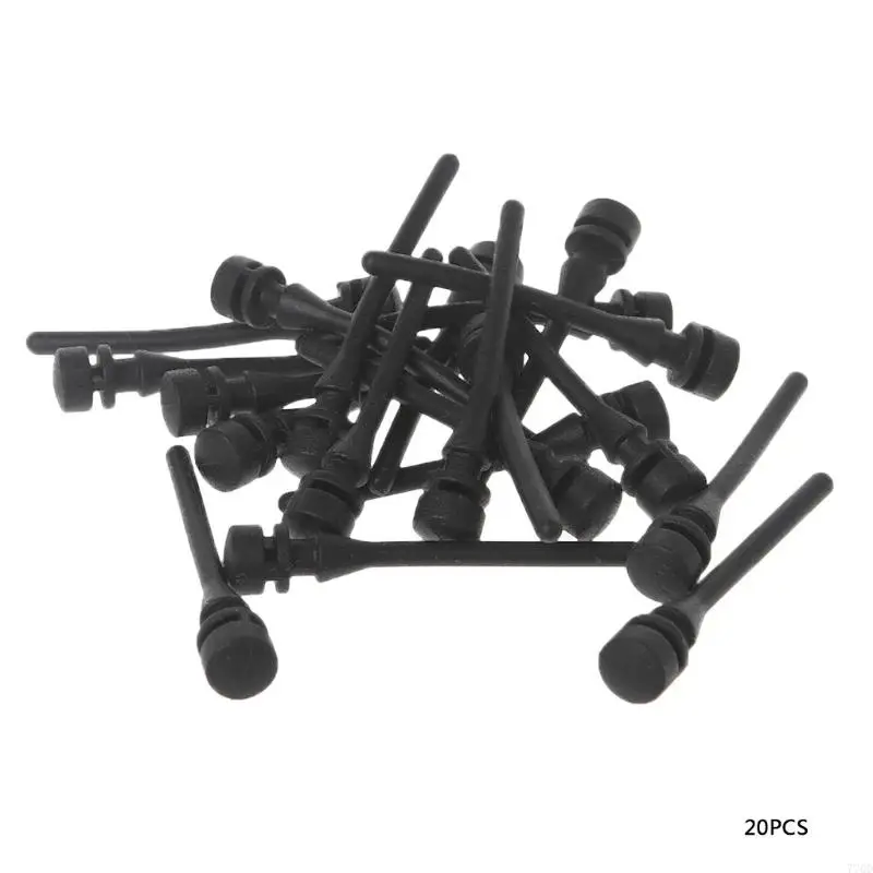 케이스 팬을위한 컴퓨터 용 770d 20pcs Mouting 핀 방지 소음 진동 실리콘 나사