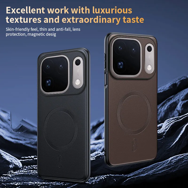 Für OPPO Find X10 Pro Max: Magnetische Schutzhülle aus Leder, Anti-Fingerabdruck, rutschfest, aus PC+TPU. – Detail 25