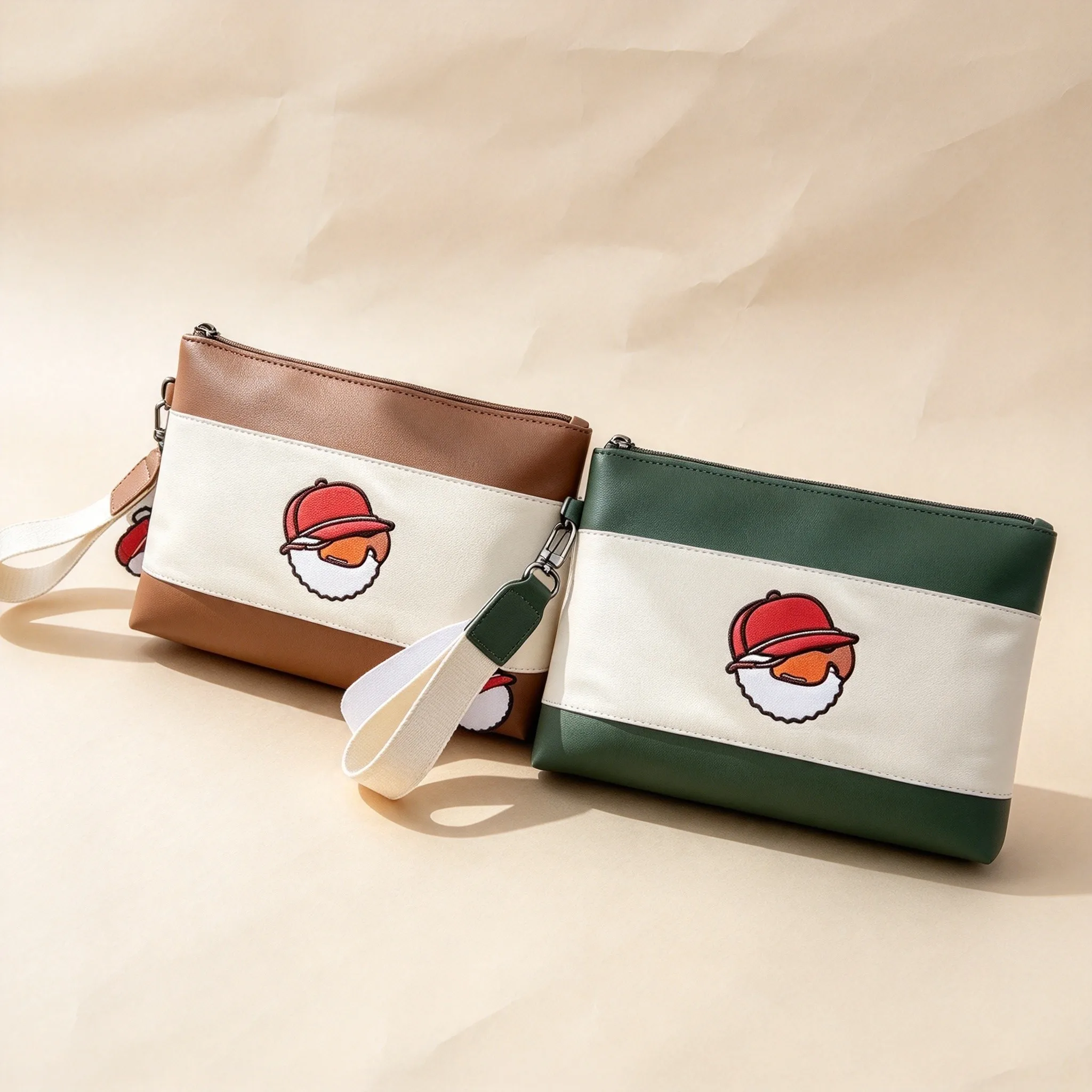 New Golf Handbag, Waterproof Double Layer Hand Pouch, Trendy Fashion Unisex Golf Accessory Handbag