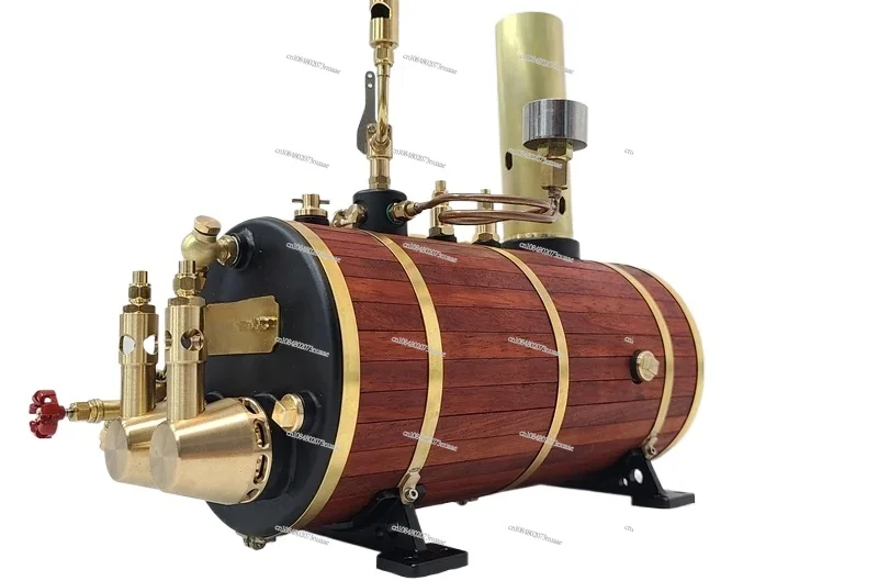 High-efficiency Steam Engine Boiler, Retro Model Marine Boiler Model, Diameter: 105mm, Full Water Capacity: 850ml