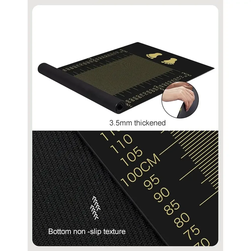 3.5mm Thick Exercise Mat for Kids and Adults - Ideal for Jump Rope Training and Long Jump Tests view 3