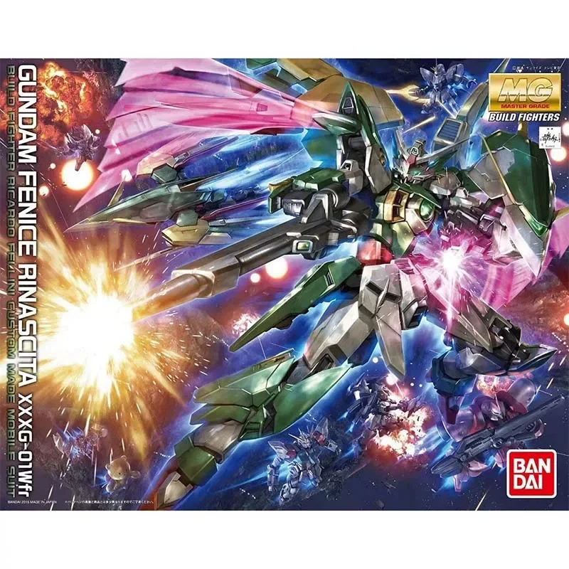 

Bandai Gundam Model Kit MG Fenice Rinascita Action Figure Gunpla Building Kit Gundam Collectibles Anime Figures Toys Boys Gift