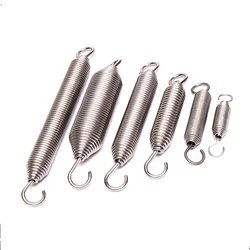 와이어 직경 1mm 2mm 3mm 스테인레스 스틸 조정 가능한 회전 후크 확장 무거운 장력 스프링