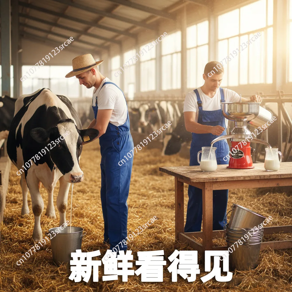 Electric fresh milk separator 50L milk separator all stainless steel Vacuum packaging household butter skimmed
