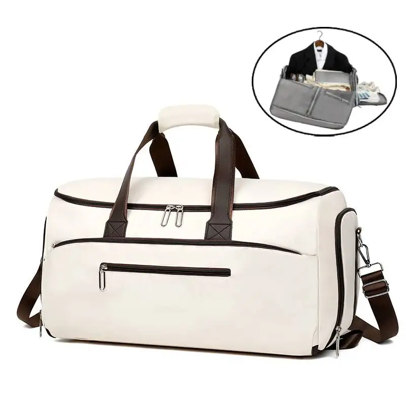 

Men Travel Duffle Suit Bag With Shoes Pack Training Carry On Weekend Bag Outdoor Hiking Swimming Handbag Sports Fitness Satchel