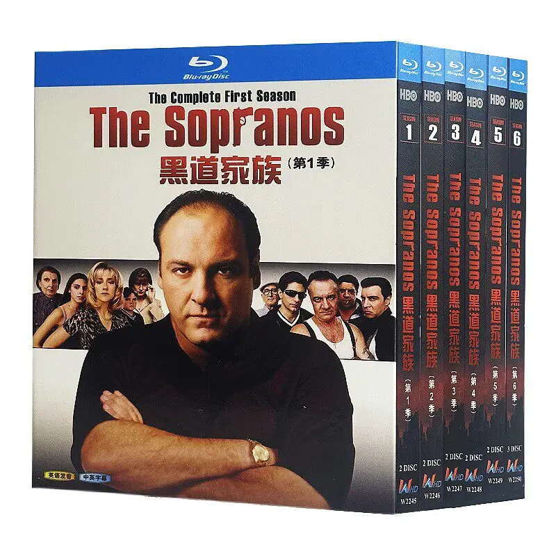 

Blu-ray Ultra HD TV Series The Sopranos Seasons 1–6 Box Set