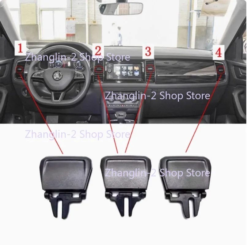 

1pc for Skoda Karoq Air Conditioning instrument Panel Air Outlet Paddle