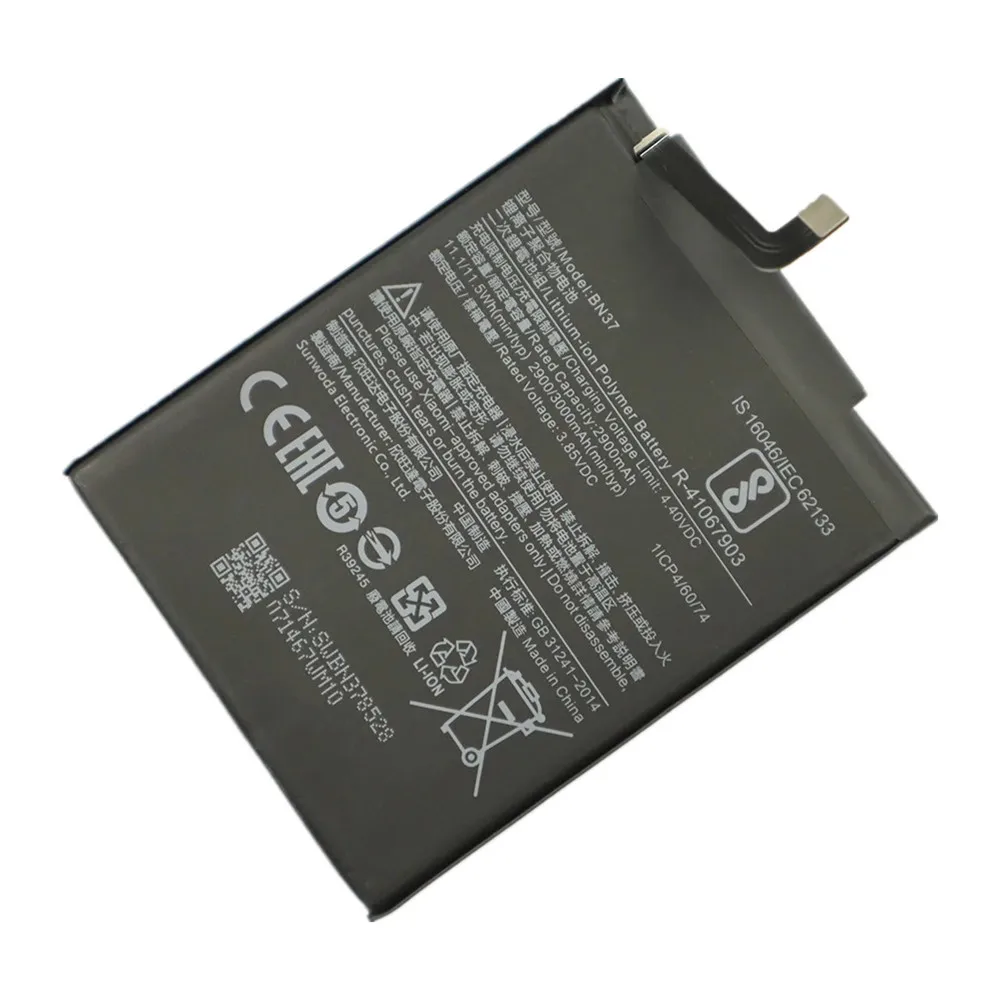 BN37 Battery For Xiaomi Redmi 6 /Redmi 6A Redmi6 Redmi6A High Quality Phone Battery Bateria Batteries 3000mAh + Tools image 2