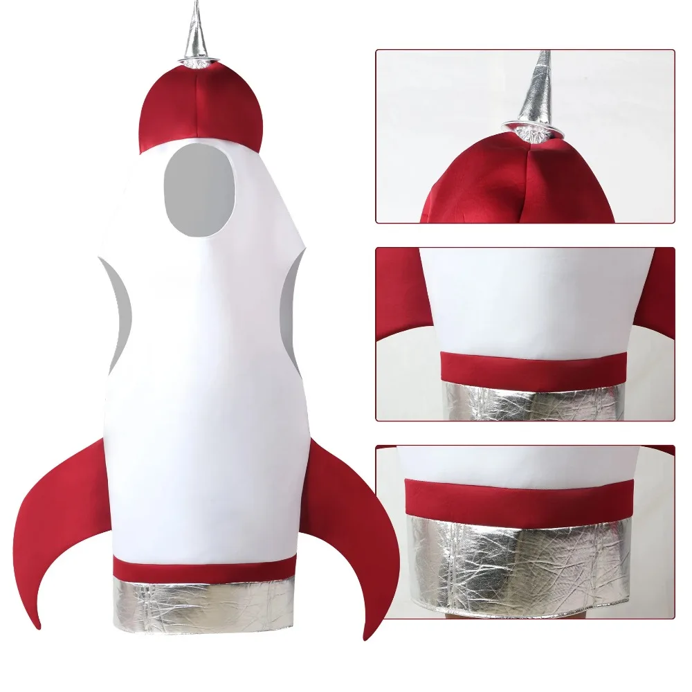 

Тематические вечеринки для косплея, сценические представления, костюм для космического полета, комбинезон-ракета для взрослых, костюм