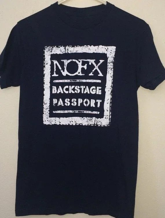 

Navy Blue Short Sleeved Punk Music Band S Unisex Men's and Women's T-shirts Plus Large Street Casual Printed Top