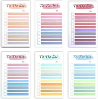 25pcs/set Rainbow Urine Sign Book Colorful Plan List This Book Can Be Peeled Off And Pasted With Strong Adhesive N Times