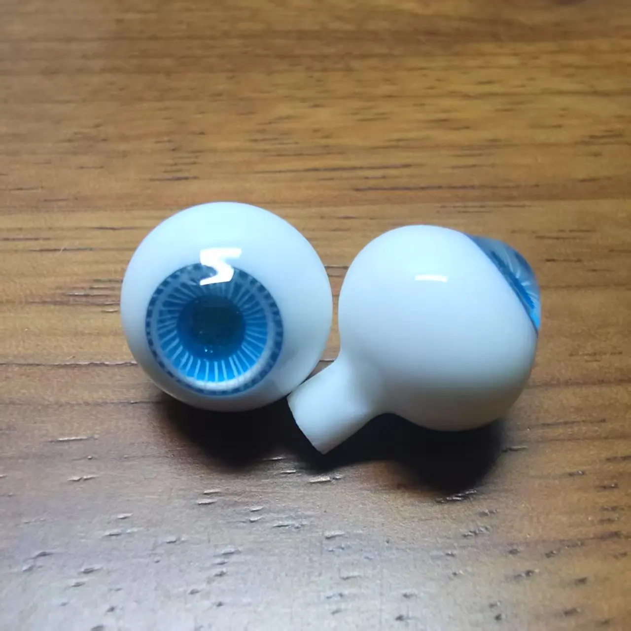 [Wamami] Bezaubernde türkisfarbene glitzernde handgefertigte Glasaugen SW06 für BJD- und Reborn-Puppenhandwerk in voller Größe