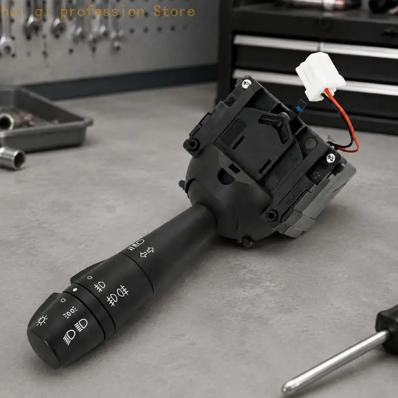 Scheinwerfer- und Blinker-Steuerschalter, Teilenummer 255404709R mit ABS-Gehäuse und Clip-In-Lenksäule H8WE – Detail 2