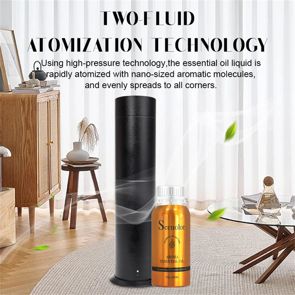 

200m³ Column Aroma Diffuser Essential Oil Room Fragrance Perfume Air Freshener Scent Atomization Machine Hotel Office Perfume