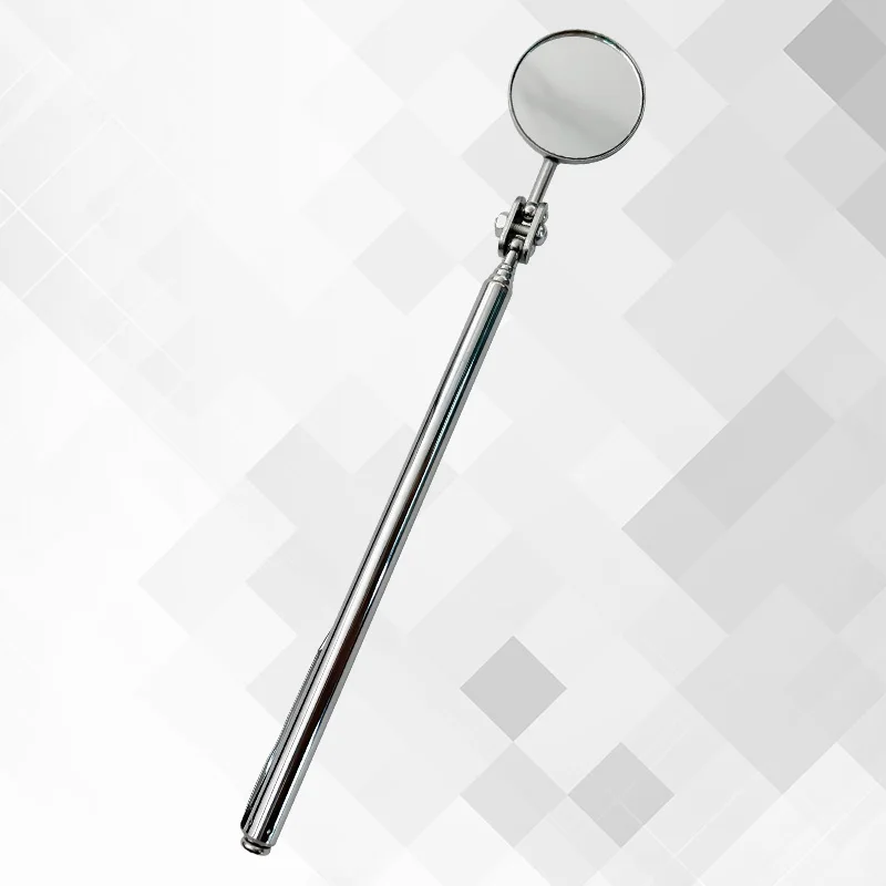 Circular maintenance inspection mirror with a 60cm telescopic maintenance reflector