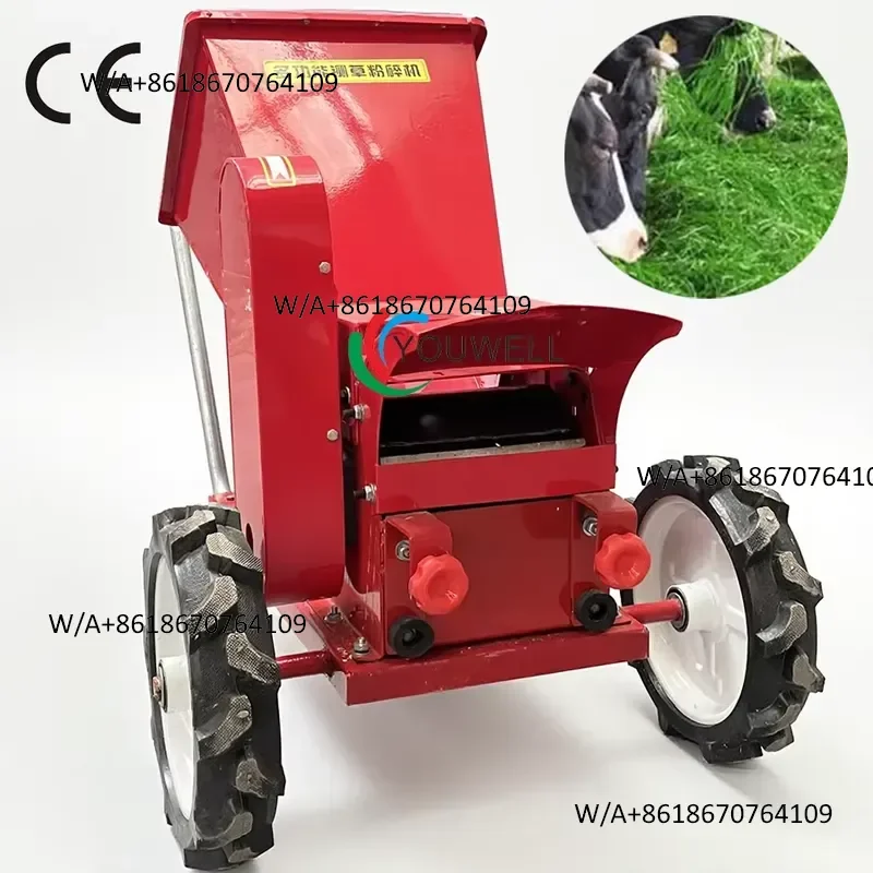Mobile Design Multifunctional Forage Chopper Grinder - Wet & Dry Use Feed Processor for Cattle, Sheep & Poultry Farms