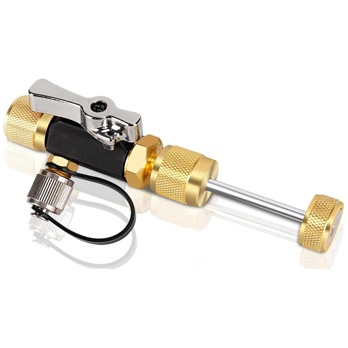 أداة إزالة صمام ABAB HVAC الأساسية، أداة إزالة قلب الصمام المعدل بالفراغ 1/4 بوصة، تعمل مع جميع المبردات، أدوات HVAC