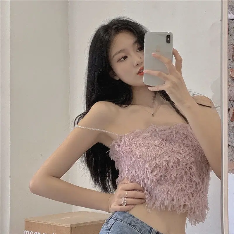 

Small Suspender Vest for Women in Spring New Style for Inner Wear and Outer Wear Sexy Sleeveless Strapless Top