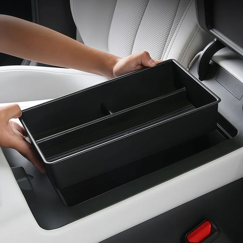 Car Armrest Storage Box for Xpeng P7+ X Peng Organizer Central Console Storage Box Container Tray Interior Accessories image 4