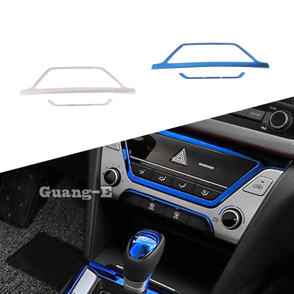 

Для Hyundai Elantra Avante 2016 2017 2018 2019 2020 Автомобильная средняя консоль температура кондиционер Кнопка громкости отделка каркас