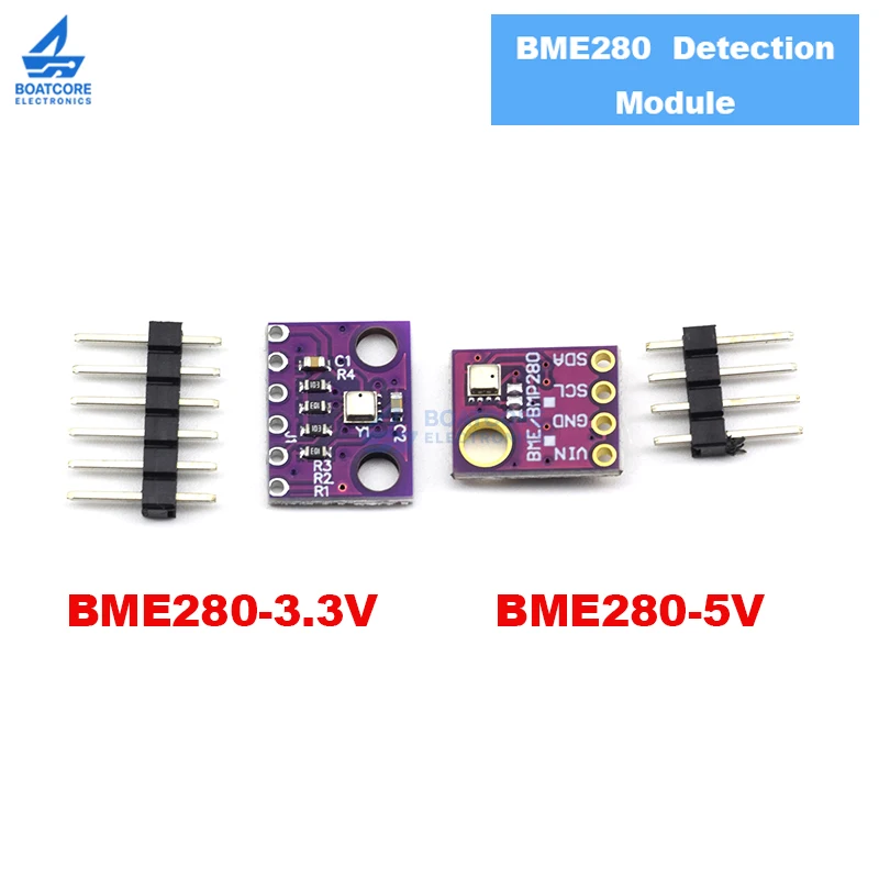 1 Uds BME280 módulo de sensores de presión barométrica 1,8-5V 3,3 V 5V I2C módulo de detección SPI BME280 para Arduino