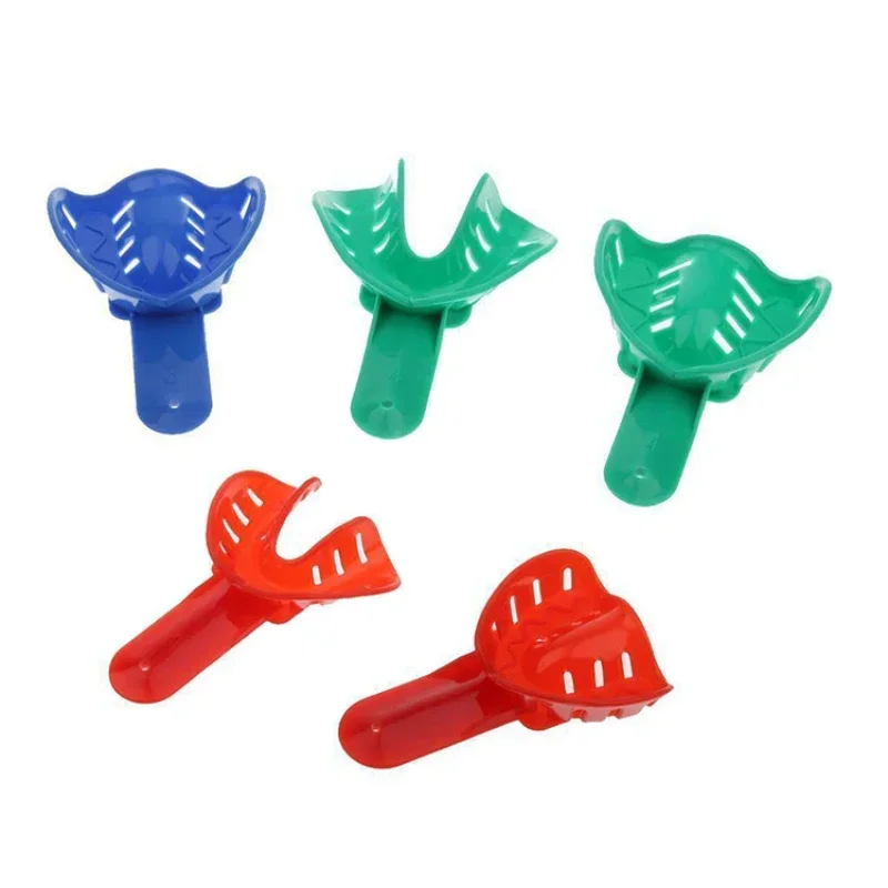 Plateaux en plastique pour empreintes dentaires de poulet, porte-dents, outils de soins bucco-dentaires, adultes et enfants