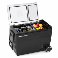 MUDIRO MR-Z55 Car Refrigerator 55L Portable Fridge Freezer Dual Zone-Compressor Electric Cooler for Overlanding, RV, Truck