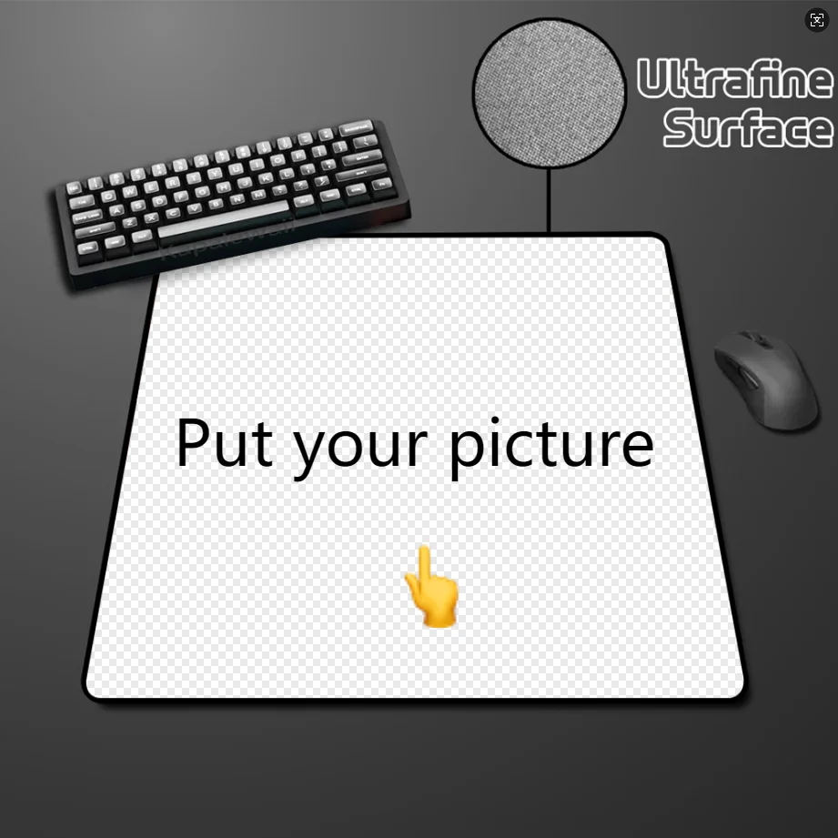 Ultrafine Surface Mouse Mat Computer Gamer DIY Custom Mouse Pad Locking Edge Non-slip Table Mousepad 40x45CM Speed Game Carpet