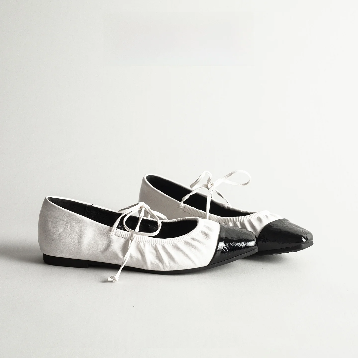 genuine-leather-retro-slip-on-mary-jane-shoes-women's-new-versatile-tie-round-head-flat-bottom-casual-ballet-single-shoes