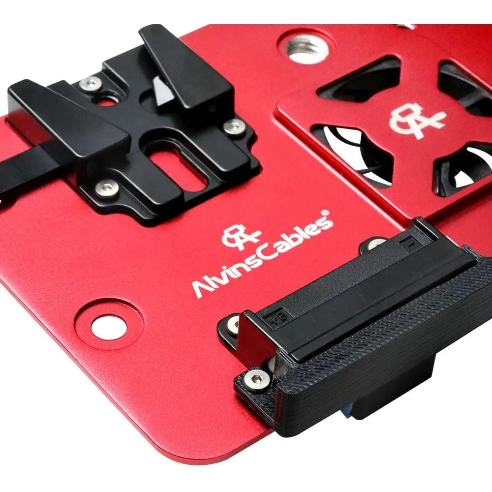 Alvins Integrated V-Mount Battery Plate for SmallHD Cine 7| Indie 7 |702 Touch Monitor, for Power Supply Mounting Kit