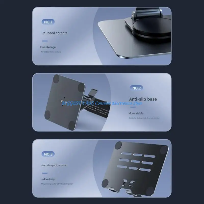 

Flexible 360 Adjustable Tablet Stand Metal Arm And Clear Acrylic Base For All Tablets Desktop Holder Phone Stand